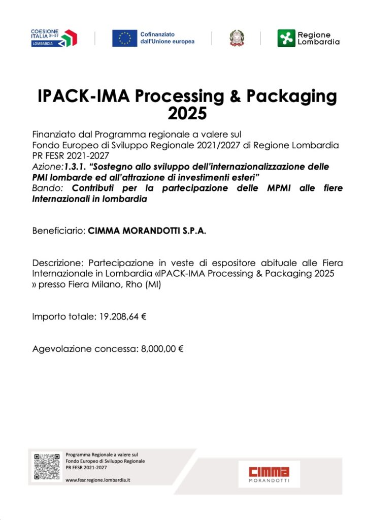 Progetto Internazionalizzazione Fiere